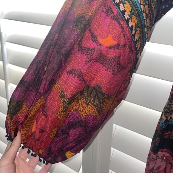 Farm Rio Mixed Patchwork Mini Dress - Picture 6 of 10